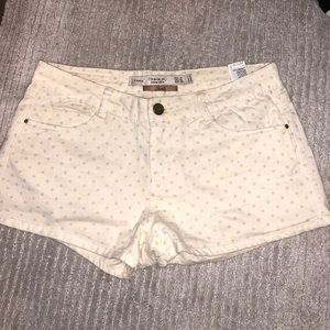Zara White Shorts